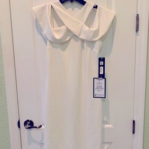 Rachel Roy Ivory off the shoulder dress